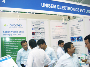 Toradex Booth @ 4th SES of Defense & Aerospace, Bengaluru 2013