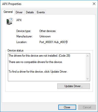 Download apx driver windows 7