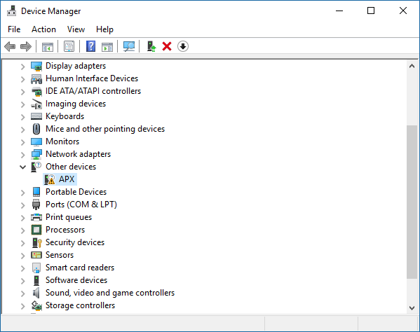 device manager wince meaning