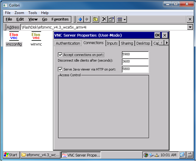 VNC Server (WinCE) | Toradex Developer Center