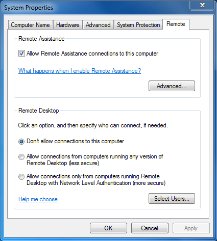 windows 7 remote desktop to server 2012 disconnect logs off