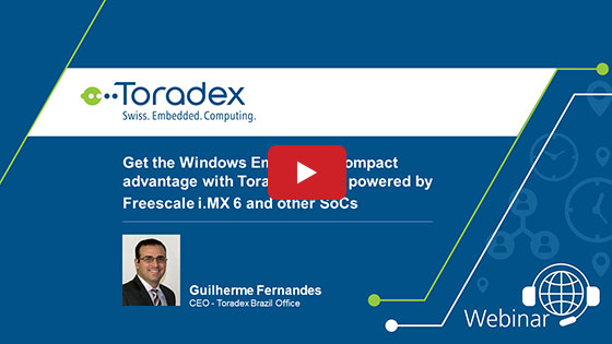 Windows Embedded Compact advantage with Toradex CoMs