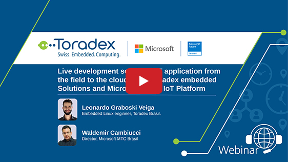 IoT Application from the field to the cloud using Toradex Embedded Solutions and Microsoft Azure IoT Platform