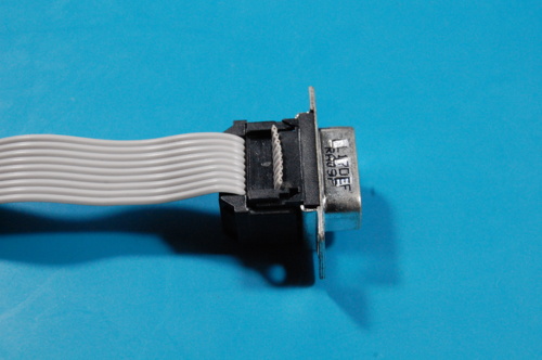 Crimped IDC to DB9 connector