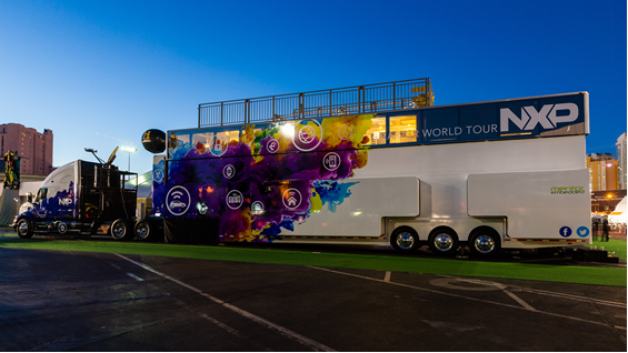 NXP Smarter World Tour truck NXP Smarter World Tour truck