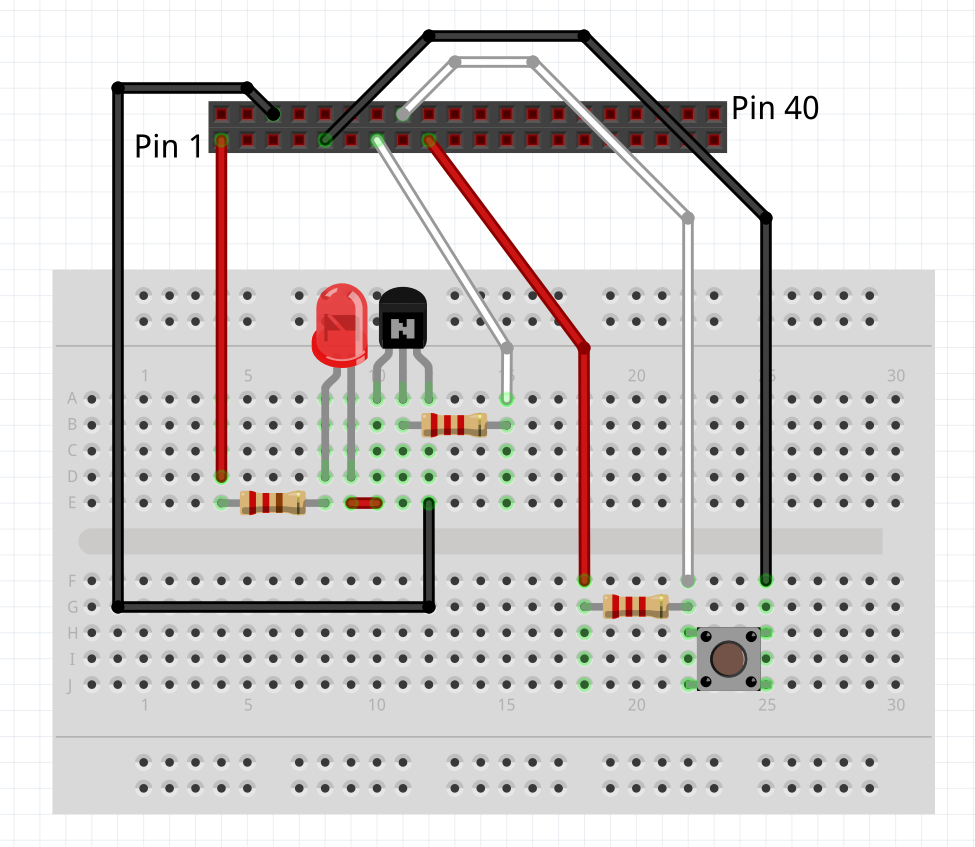 Breadboard connection