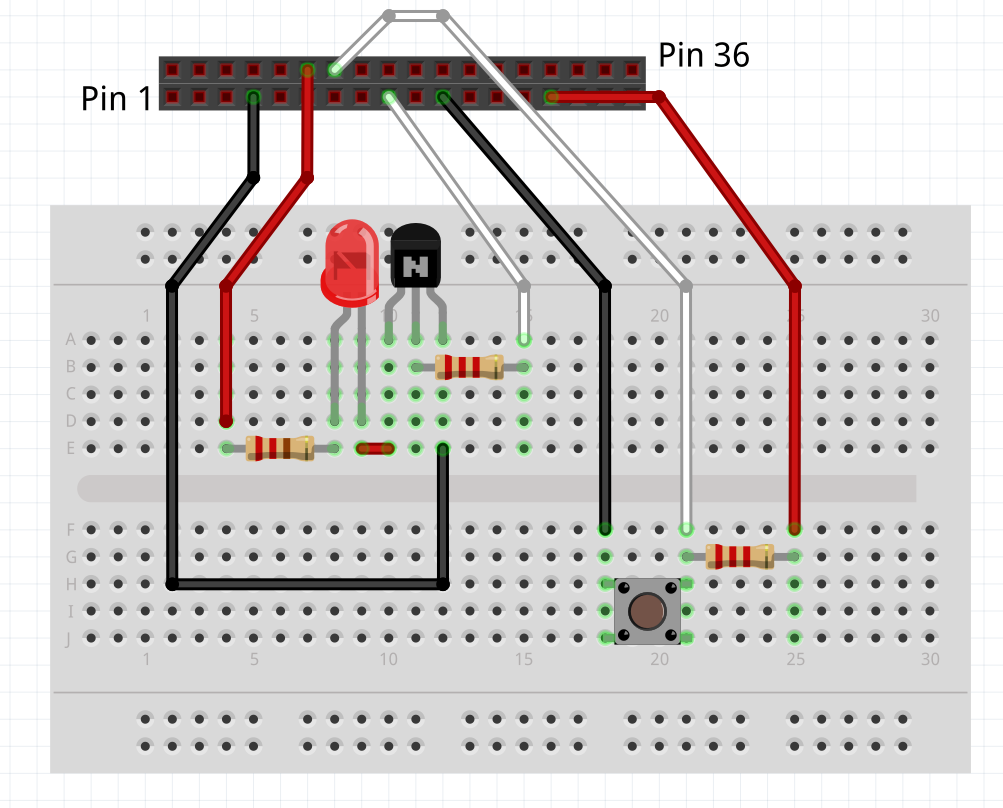 Breadboard connection