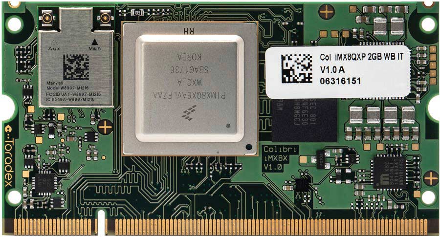 Nxp I Mx 8x Computer On Module Colibri Imx8qxp Arm Cortex A35