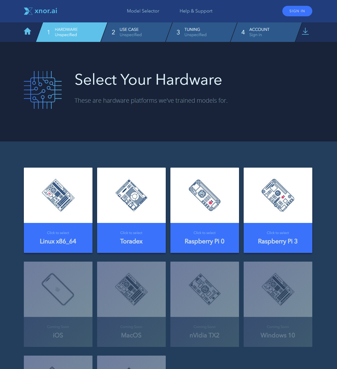 Hardware Selection