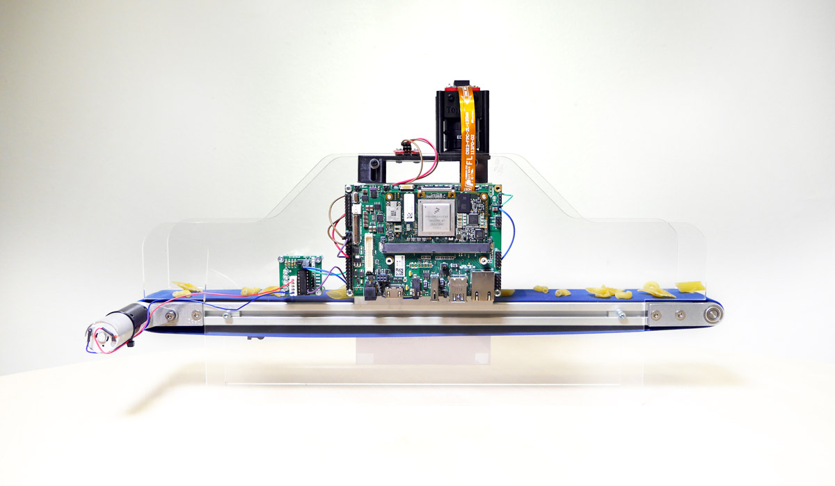 Cloud-connected Pasta Smart Conveyor Belt