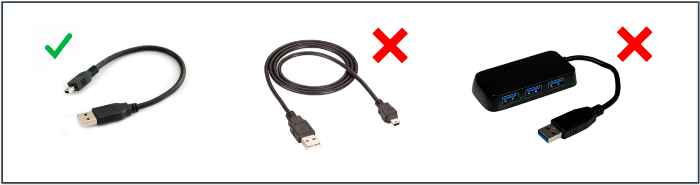 Aster USB warning