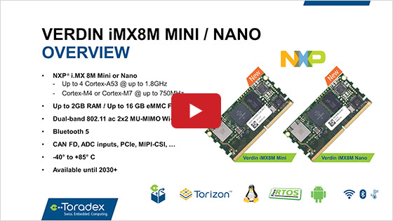 Simplify Modern Product Development with the Verdin iMX8M Mini and Nano SoMs