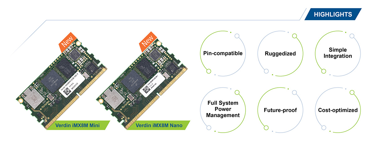 Verdin iMX8M System on Module - USPs