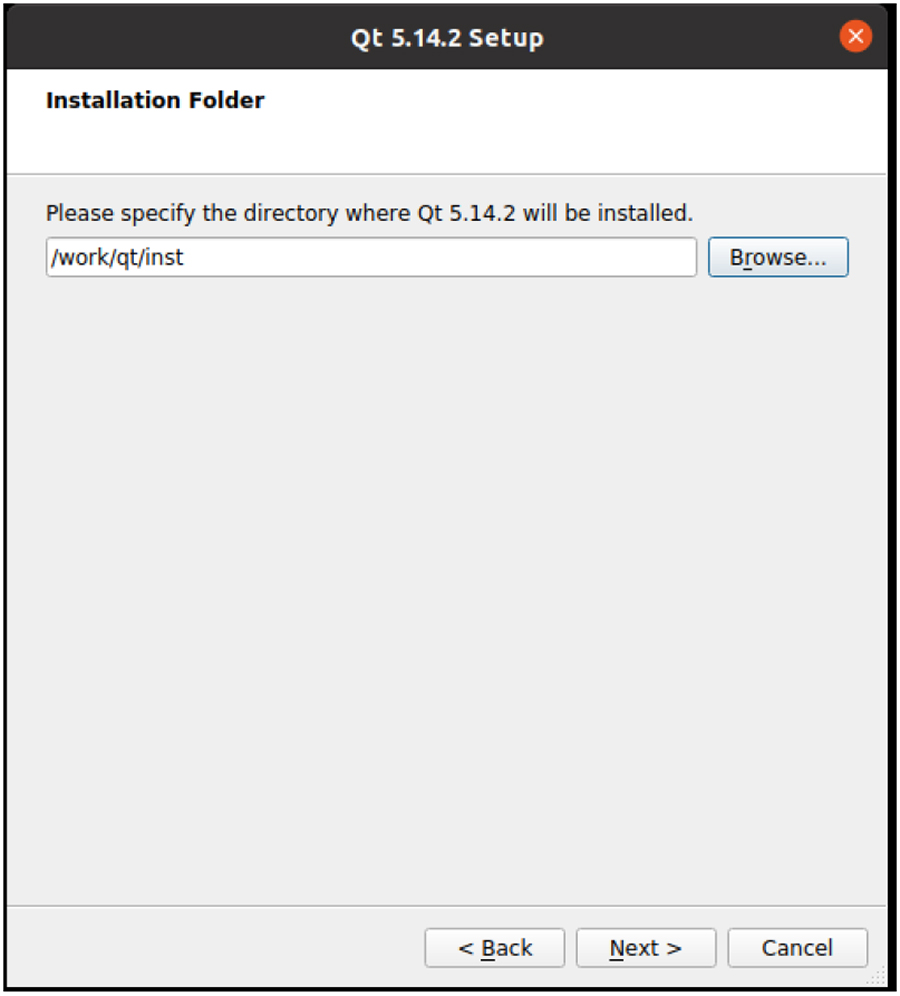 Qt Installation Folder