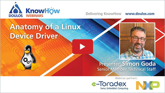 Anatomy of a Linux Device Driver - Doulos | Toradex