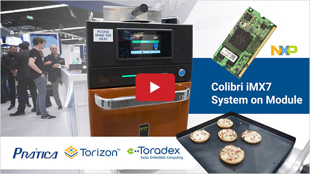 Pr&aacute;tica Industrial Speed Oven - Powered by NXP i.MX 7 Colibri SoM, Torizon
