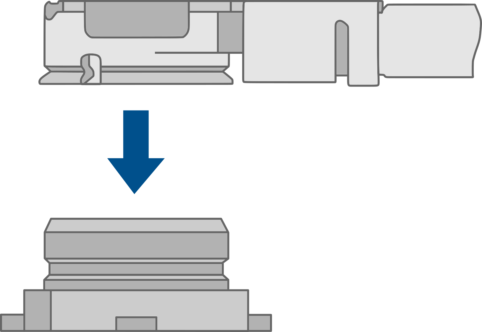 Plugging the MHF4 Connector