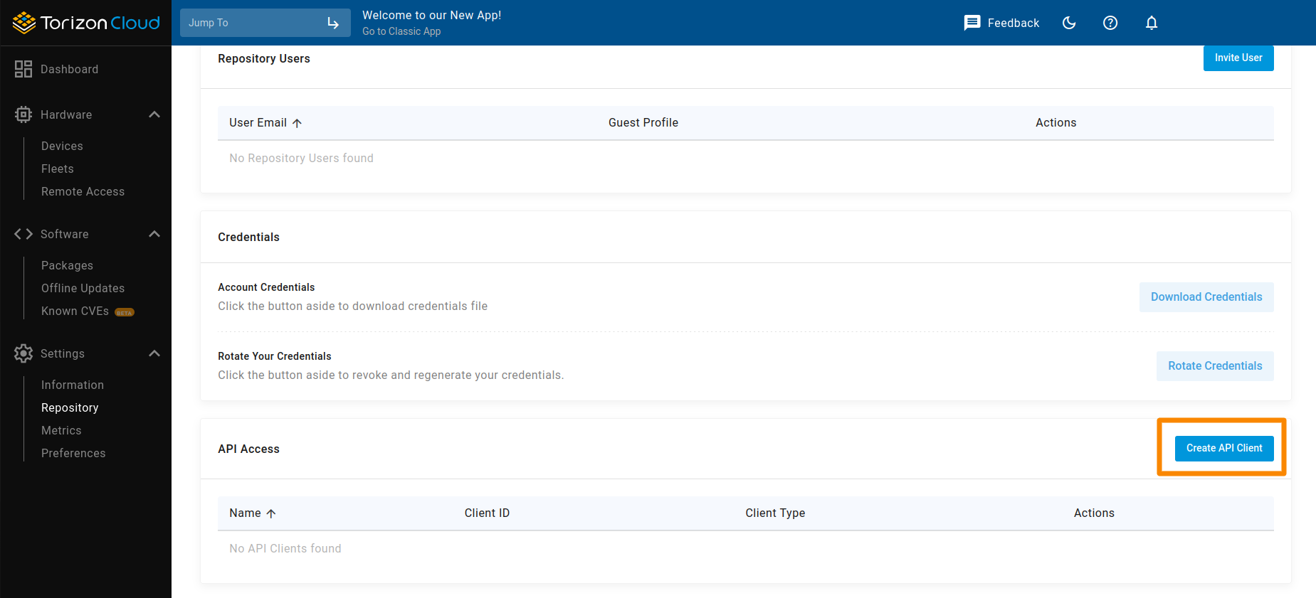 Create API Client