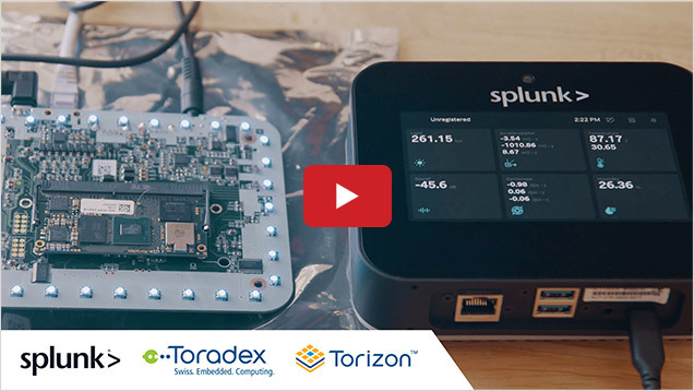 Splunk Edge Hub | Accelerated Digital Transformation with Torizon & Toradex's Verdin iMX8M Plus SoM