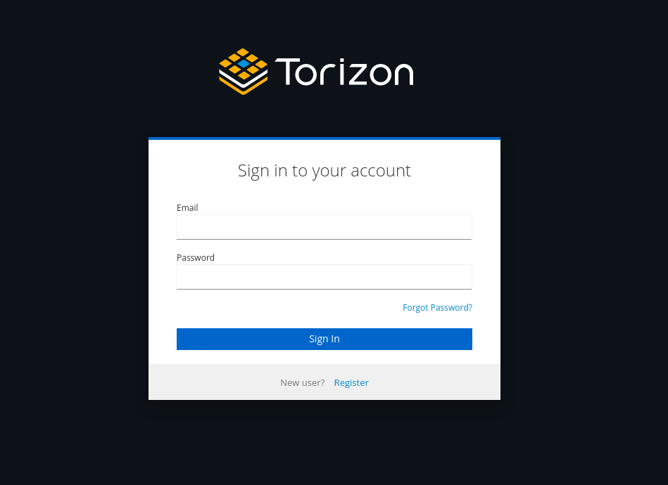 Torizon App Page