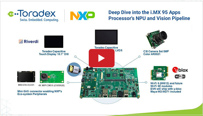 Deep Dive into the i.MX 95 Apps Processor's NPU and Vision Pipeline