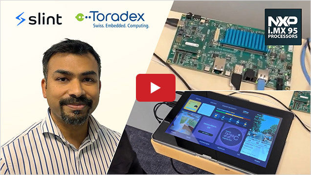 Slint Home Automation GUI Demo | Toradex i.MX 95 Verdin Evaluation Kit