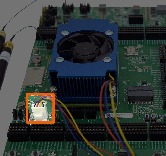 Connecting the fan
