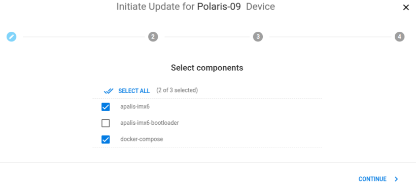 Declaring a synchronous update using the Torizon Cloud