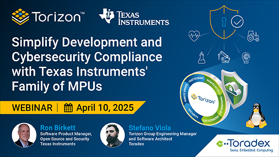 Simplify Development and Cybersecurity Compliance with Texas Instruments Family of MPUs