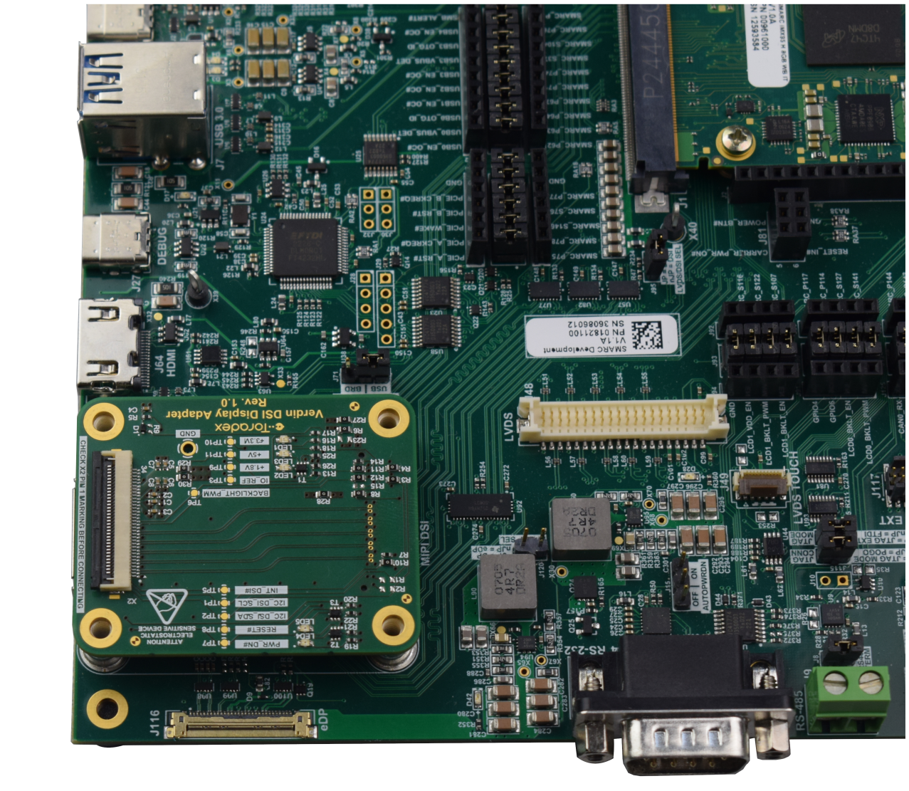 SMARC Toradex DSI Display Adapter - Zoom