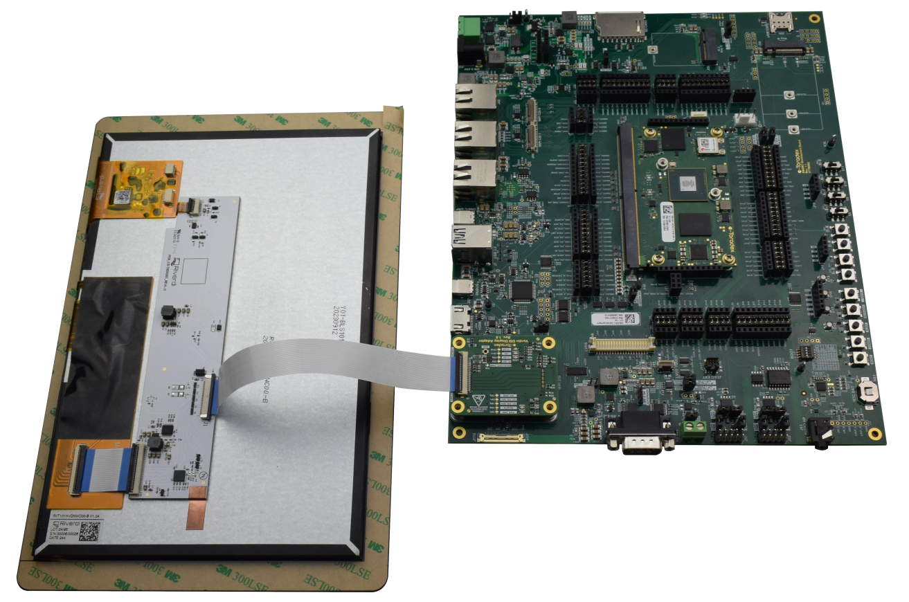 SMARC Development Board 10" DSI display
