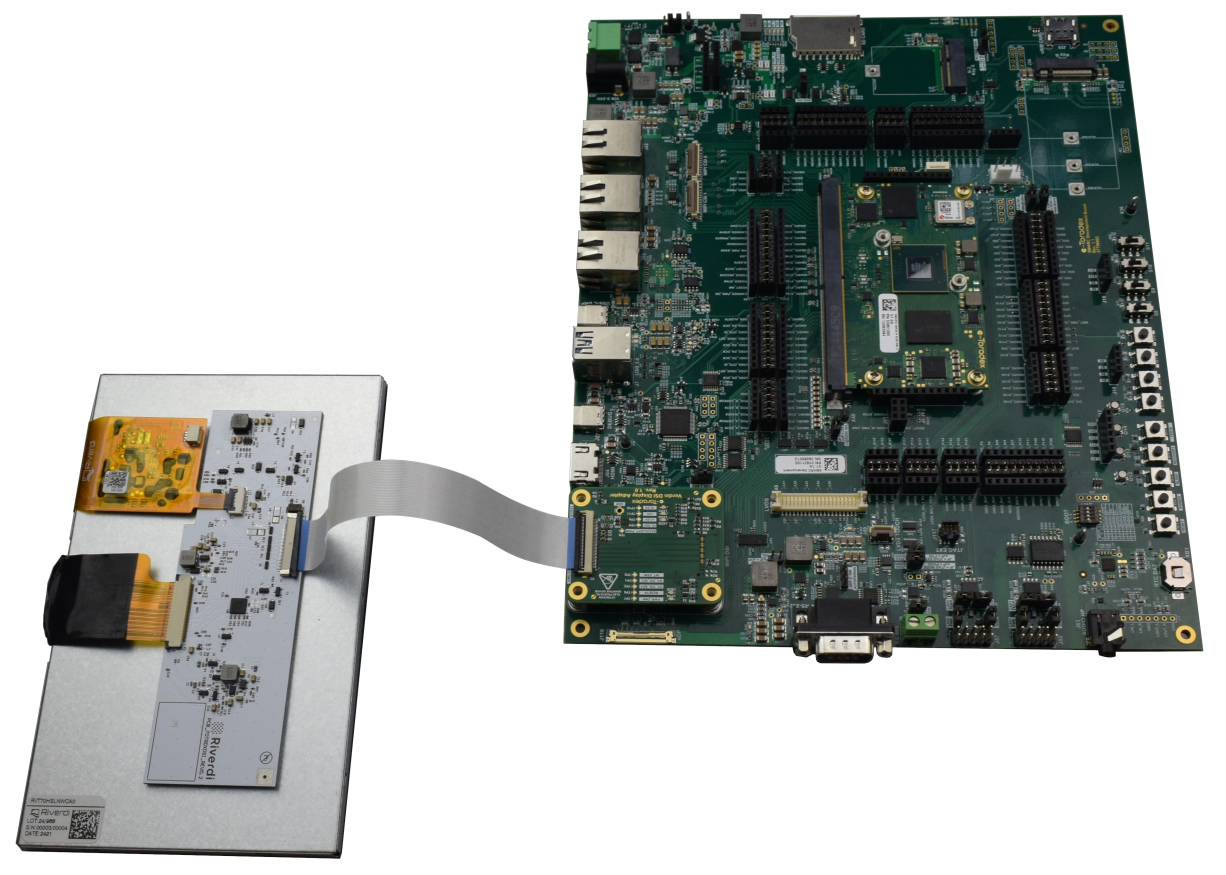 SMARC Development Board 7" DSI display