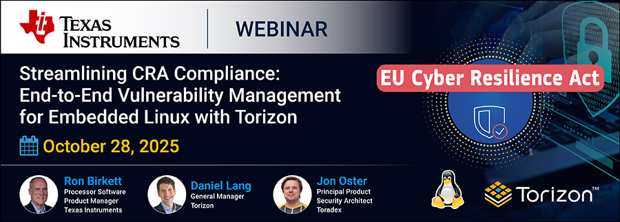 Streamlining CRA Compliance: End-to-End Vulnerability Management for Embedded Linux with Torizon