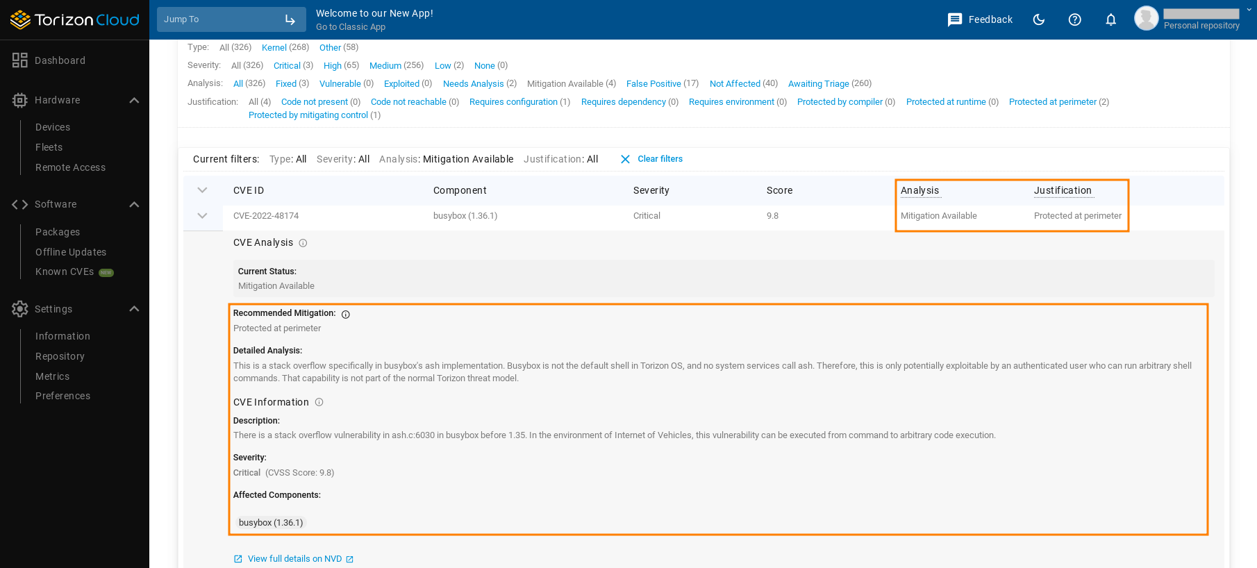 Mitigation Available