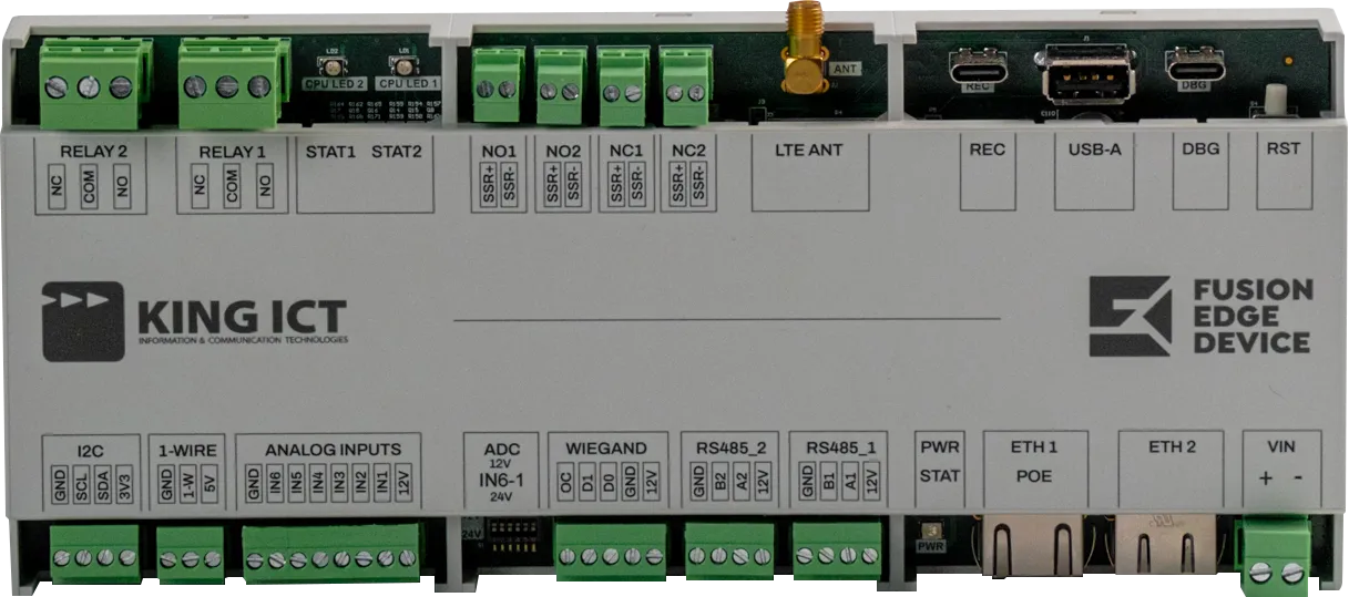 Edge Control Device Smart Traffic & Security: KING ICT's Fusion Edge Device