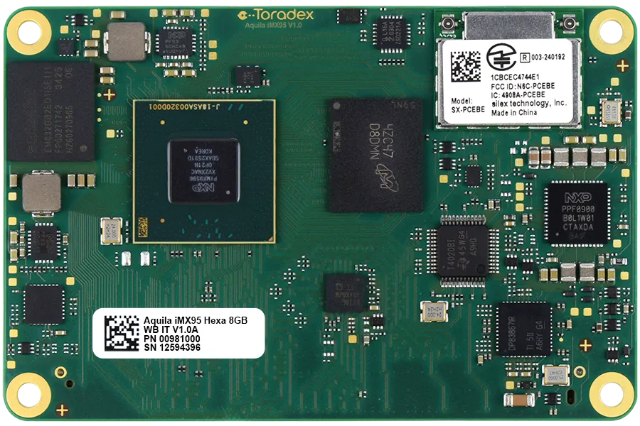 NXP i.MX 95 System on Module - Aquila iMX95 NXP i.MX 95 System on Module - Aquila iMX95