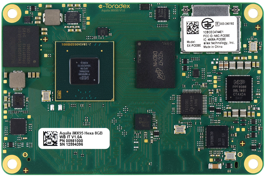 NXP i.MX 95コンピューターオンモジュール - Aquila iMX95 NXP i.MX 95コンピューターオンモジュール - Aquila iMX95