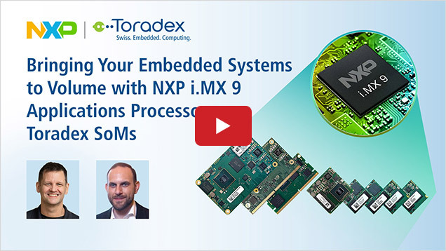 Imx Linux Scale Embedded Systems with NXP i.MX 9x SoMs