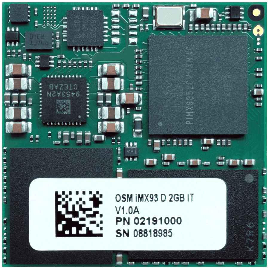 NXP i.MX 93 - OSM iMX93 AI-Ready Industrial System on Module