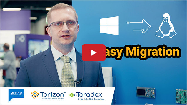 Migrate from Windows CE to Linux, leveraging KDAB and Torizon
