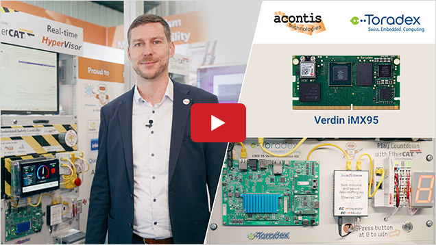 Real-Time Safety Over EtherCAT: Toradex and Acontis Live Demo