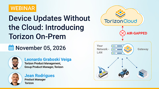 Device Updates Without the Cloud: Introducing Torizon On-Prem